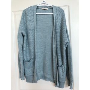 BNWOT Aeropostale Dusty Blue Knit Cardigan